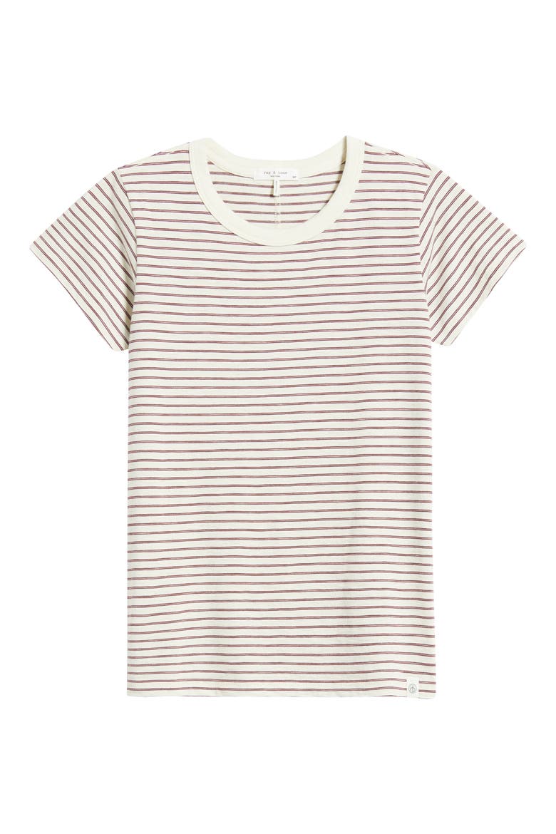 The Slub Stripe T-Shirt, Alternate, color, BEIGE MULTI