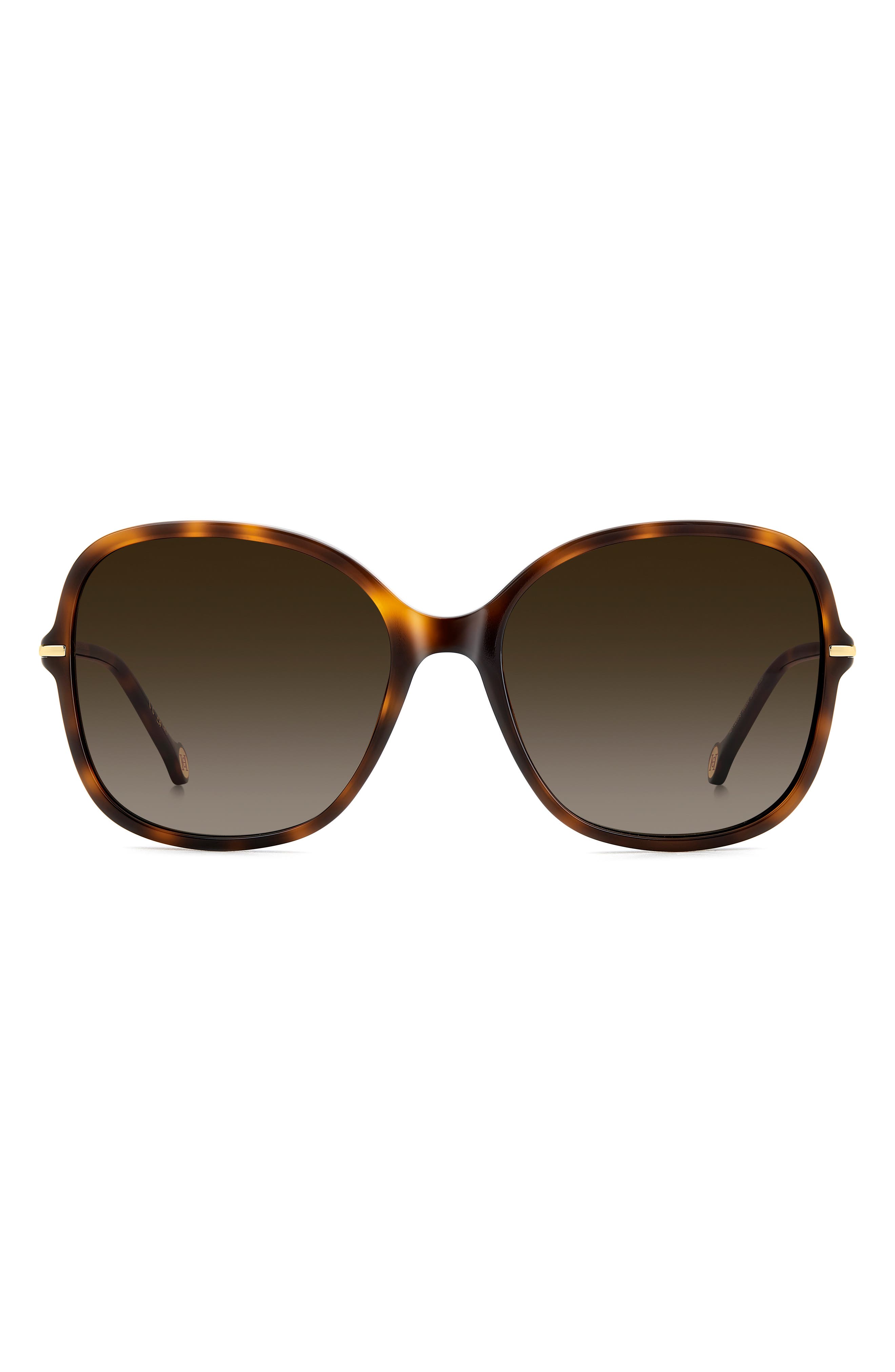 58mm Gradient Square Sunglasses