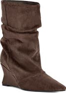 AZALEA WANG Alissa Slouchy Wedge Bootie