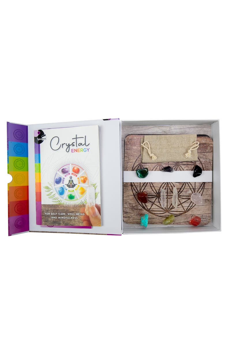 Gift Box Crystal Energy Kit Selfcare & Spiritual Balance, Alternate, color, Multicolored
