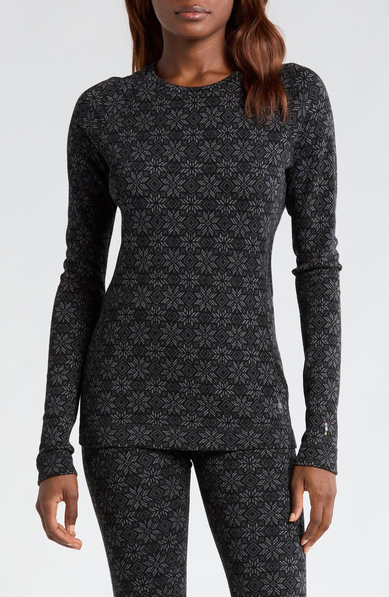 Smartwool Classic Thermal Merino Wool Base Layer Long Sleeve Top, Main, color, 