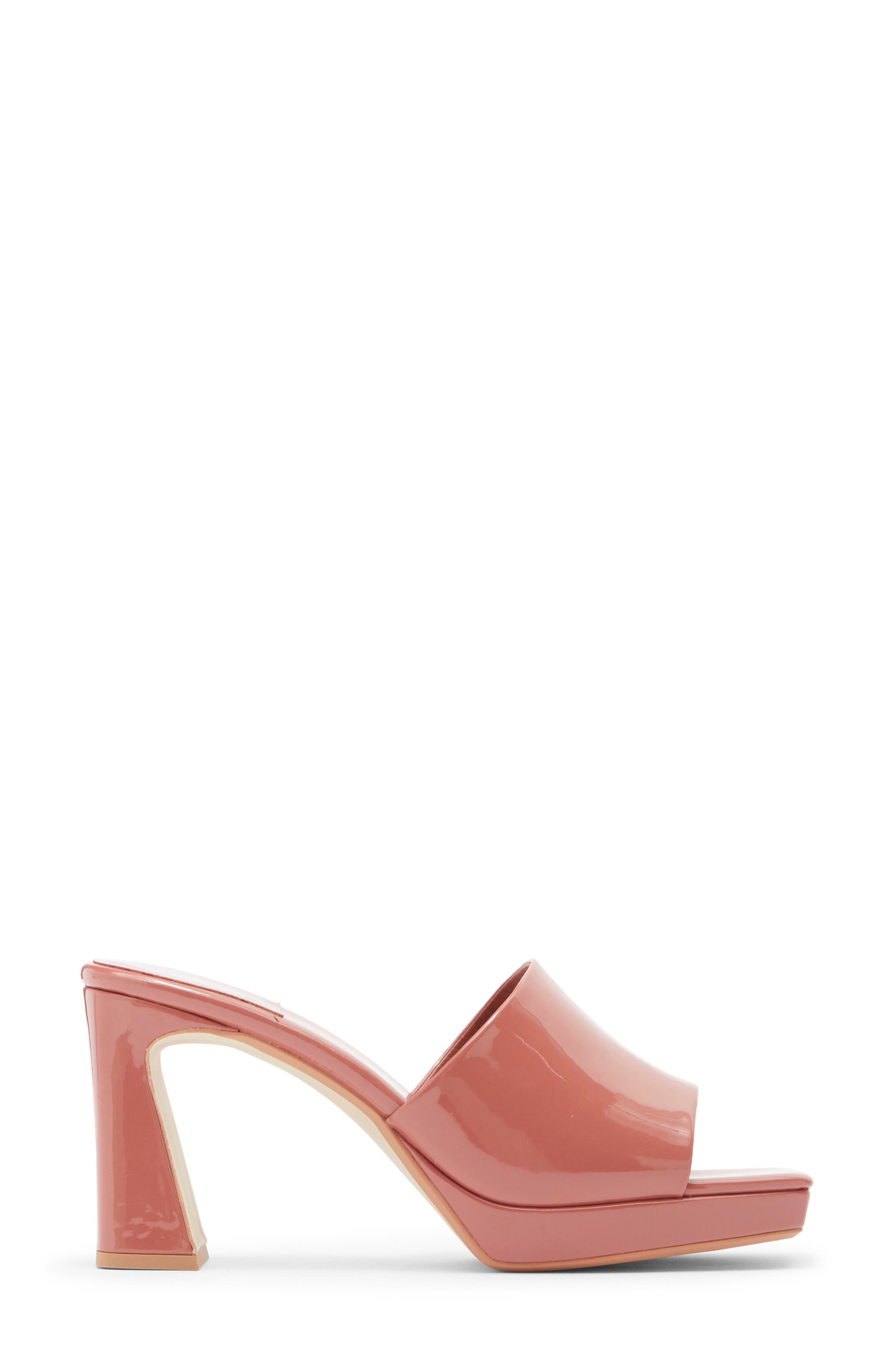 Jeffrey Campbell Dress Code Sandal, Alternate, color, Bright Blush Patent