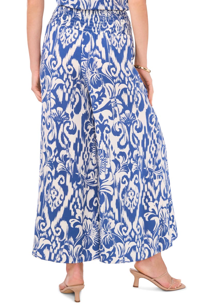 Vince Camuto Smocked Waist Wide Leg Pants, Alternate, color, 