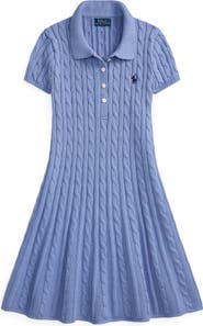 Polo Ralph Lauren Kids' Cable Stitch Sweater Dress