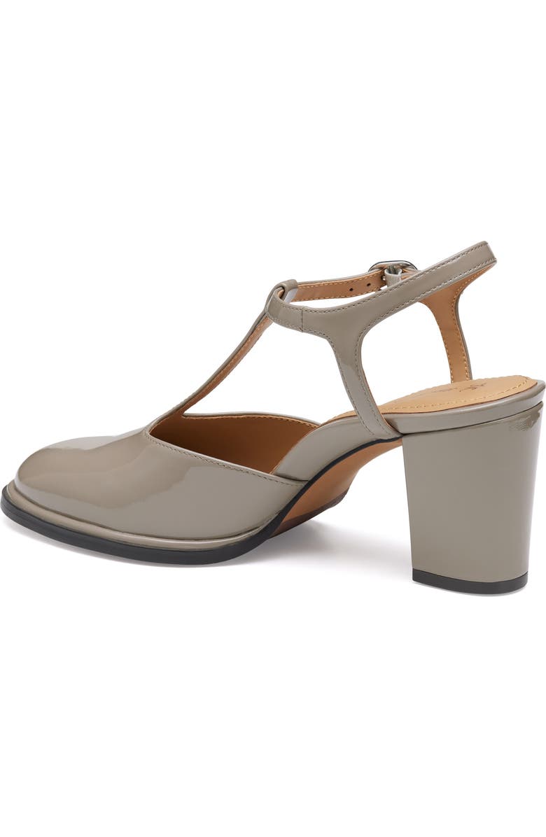Johnston & Murphy Amy T-Strap Pump, Alternate, color, Taupe Patent Leather