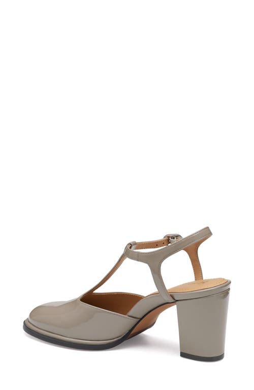 Johnston & Murphy Amy T-strap Pump In Gray