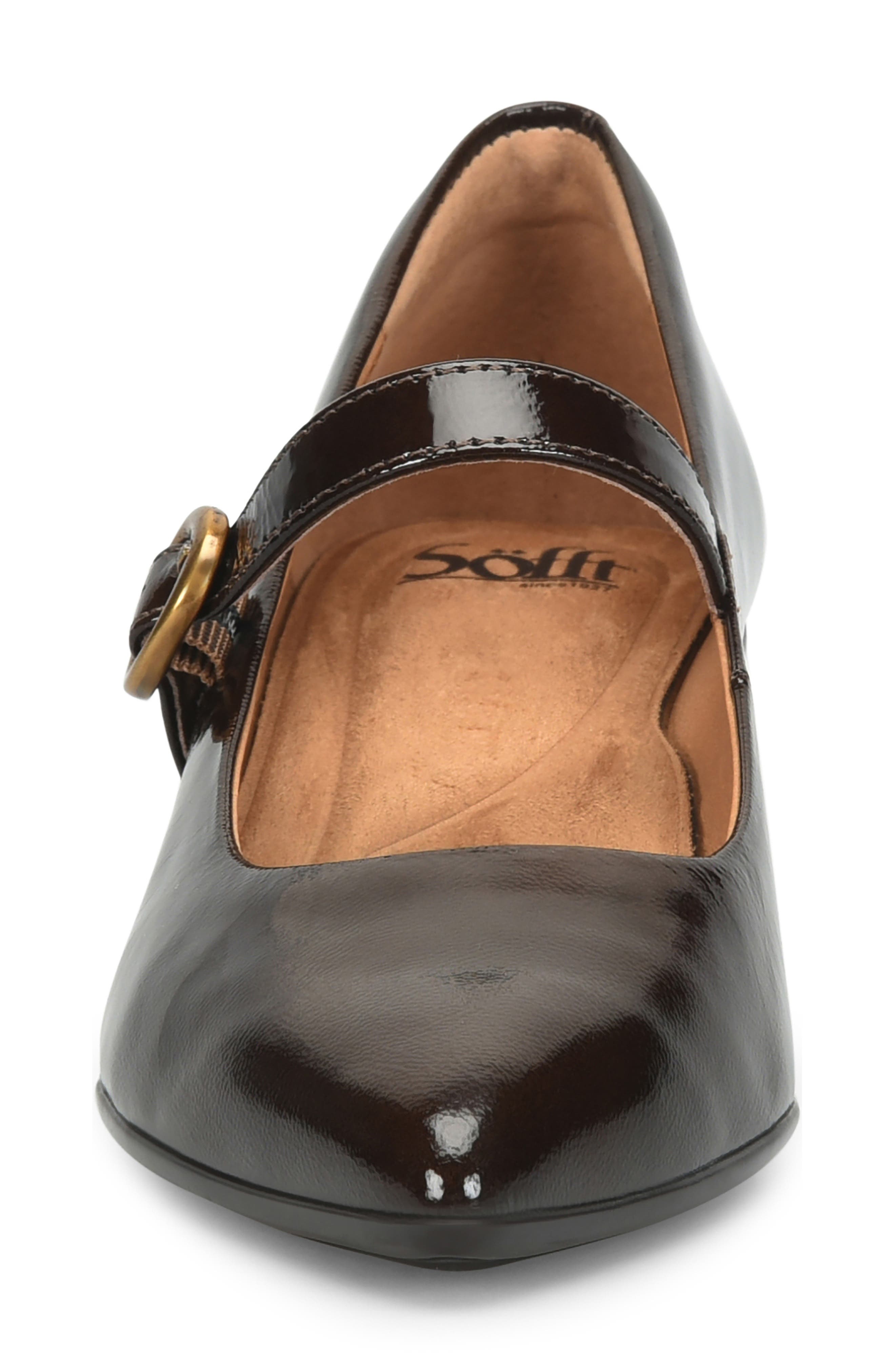 Stacy Pointed Toe Mary Jane Pump, Alternate, color, CHOCOLATE