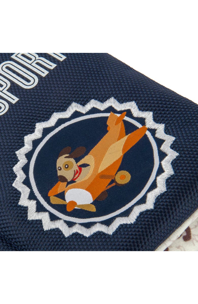 P.L.A.Y. Globetrotter Collection, Pupster Passport Plush Dog Toy, Alternate, color, Multicolored