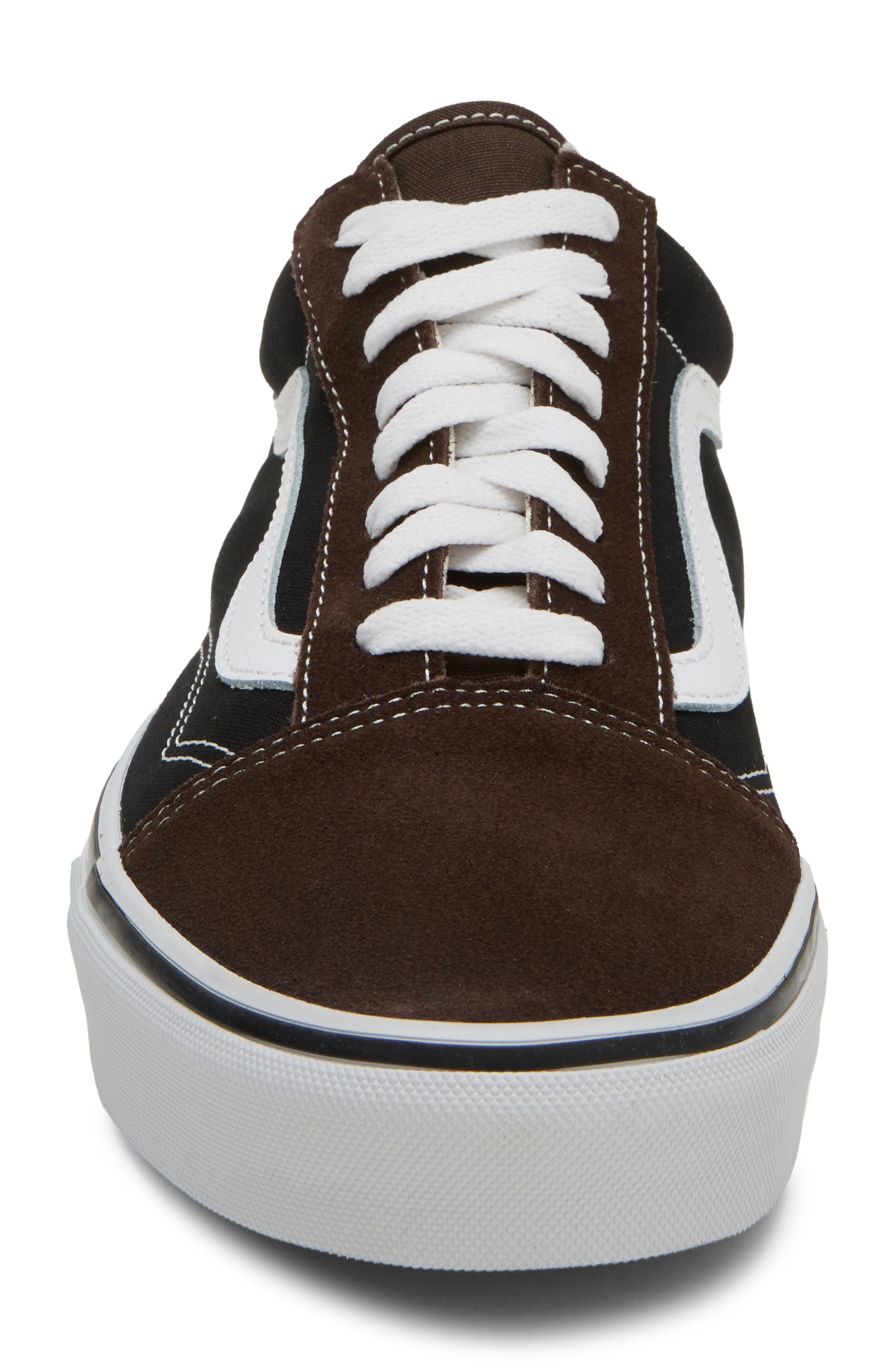 Old Skool Two-Tone Sneaker, Alternate, color, BLACK/ BROWN