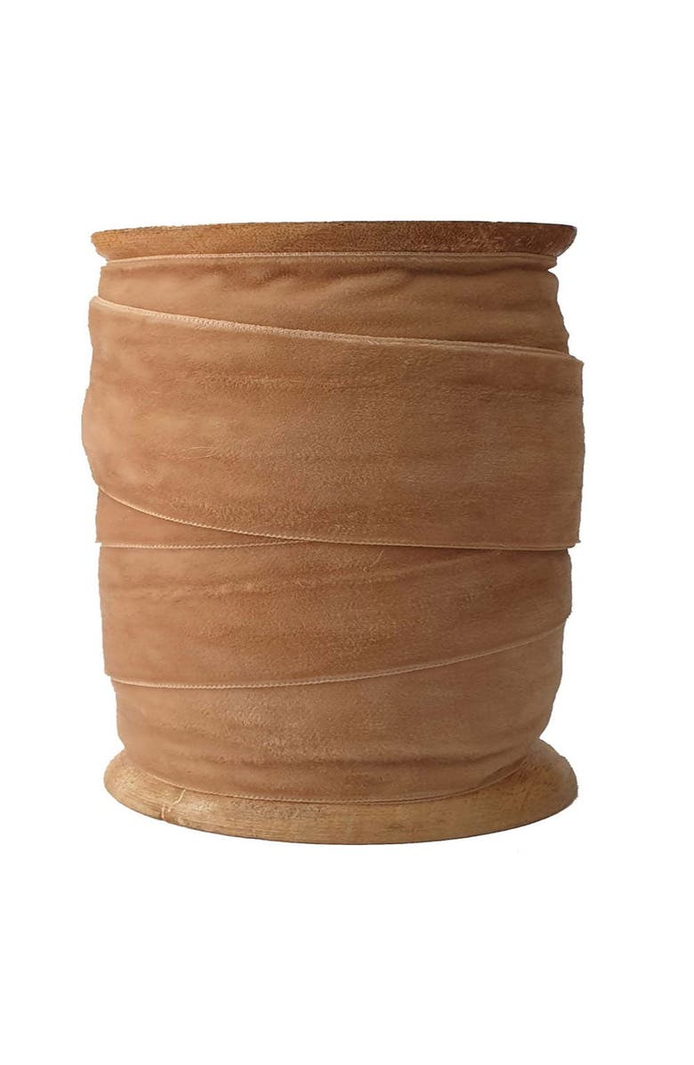 CG Hunter Wide Hand Dyed Velvet Ribbon Light Pink, Main, color, Light Pink