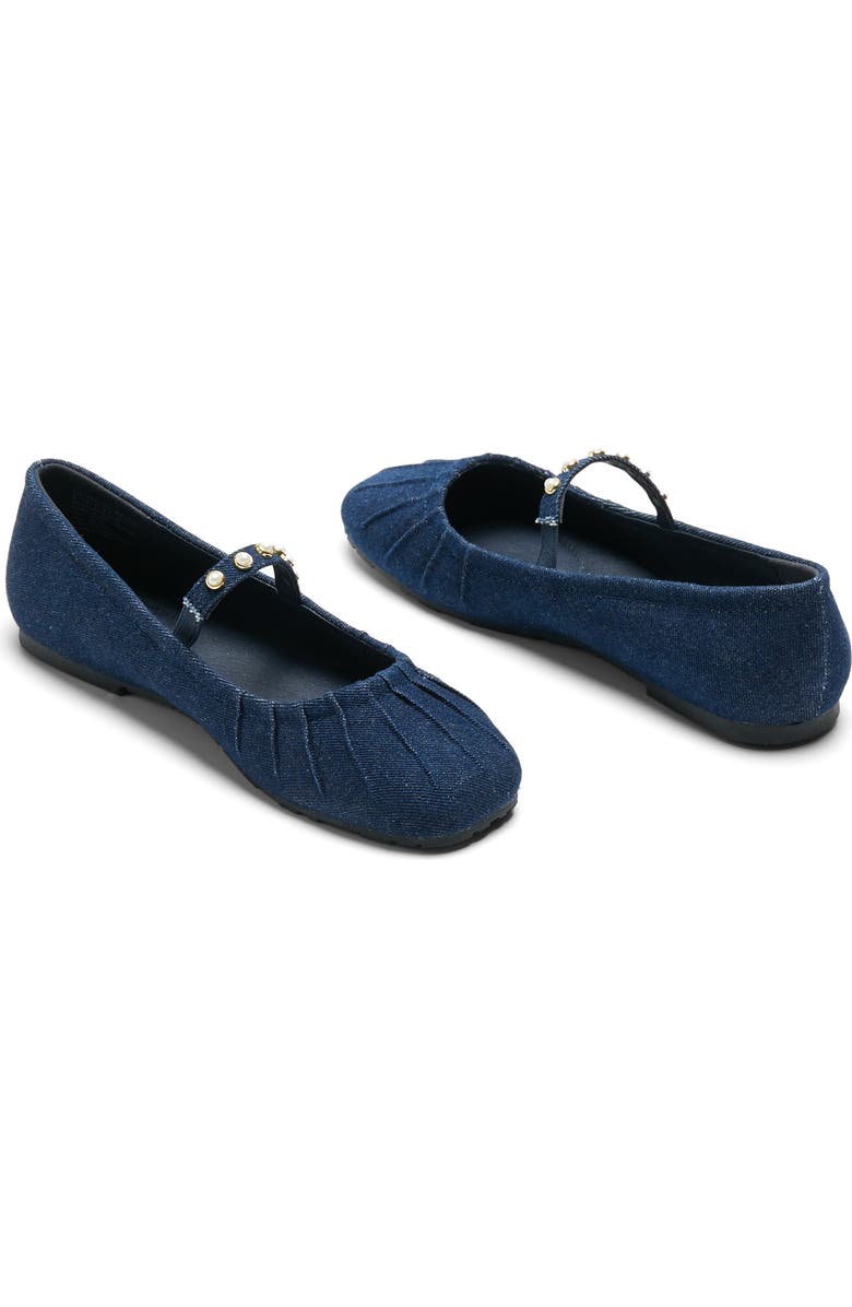 Reaction Kenneth Cole Eimar Imitation Pearl Mary Jane Flat, Alternate, color,