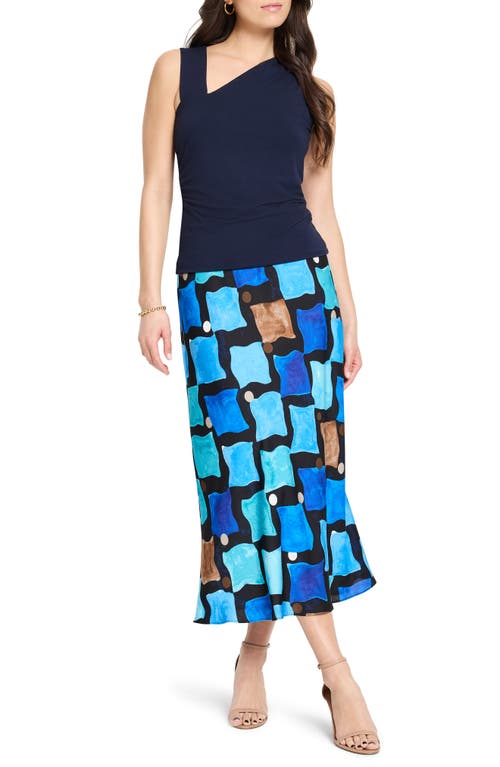 Nic + Zoe Nic+zoe Better Angle Tank Top In Dark Indigo