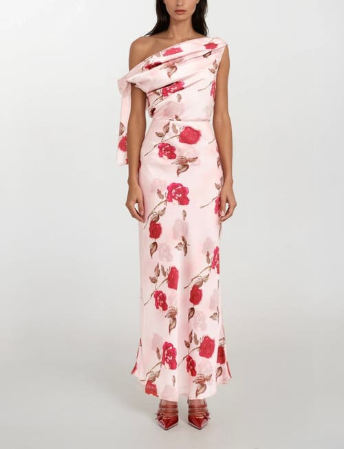 Sisterly Rosella One-shoulder Gown In Pink