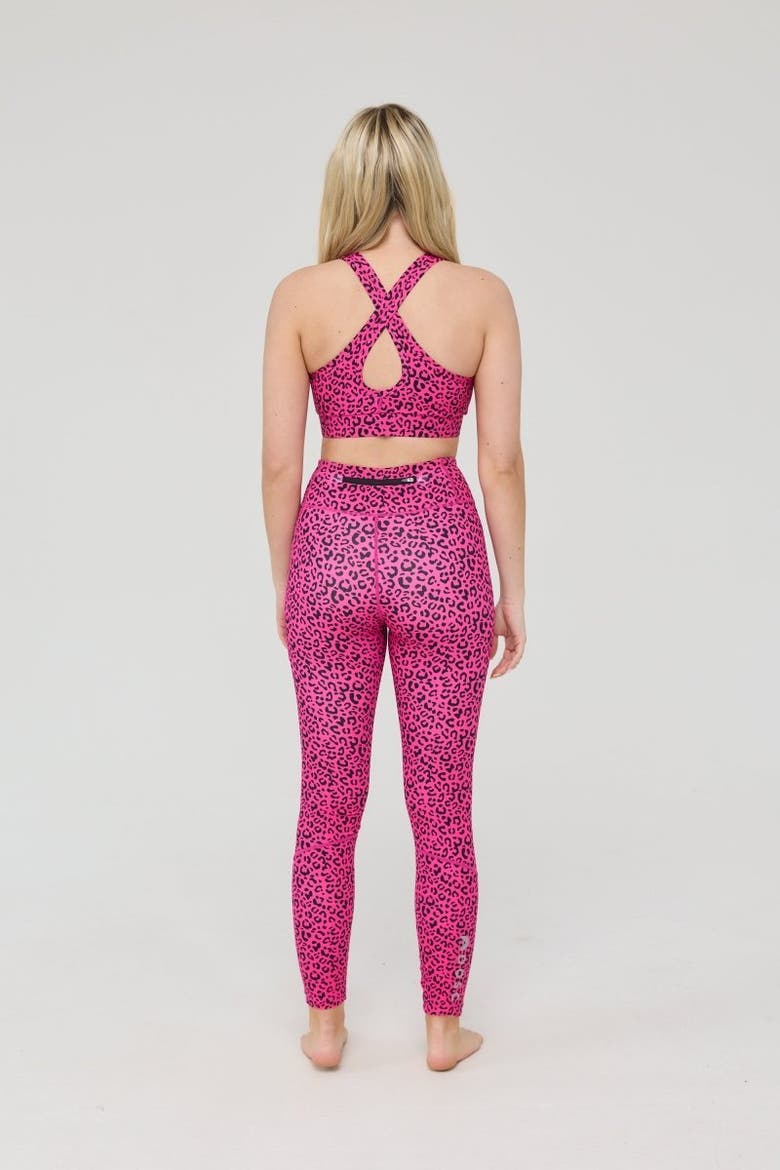 Infinite High Waisted Leggings - Pink Leopard, Alternate, color, Pink Leopard
