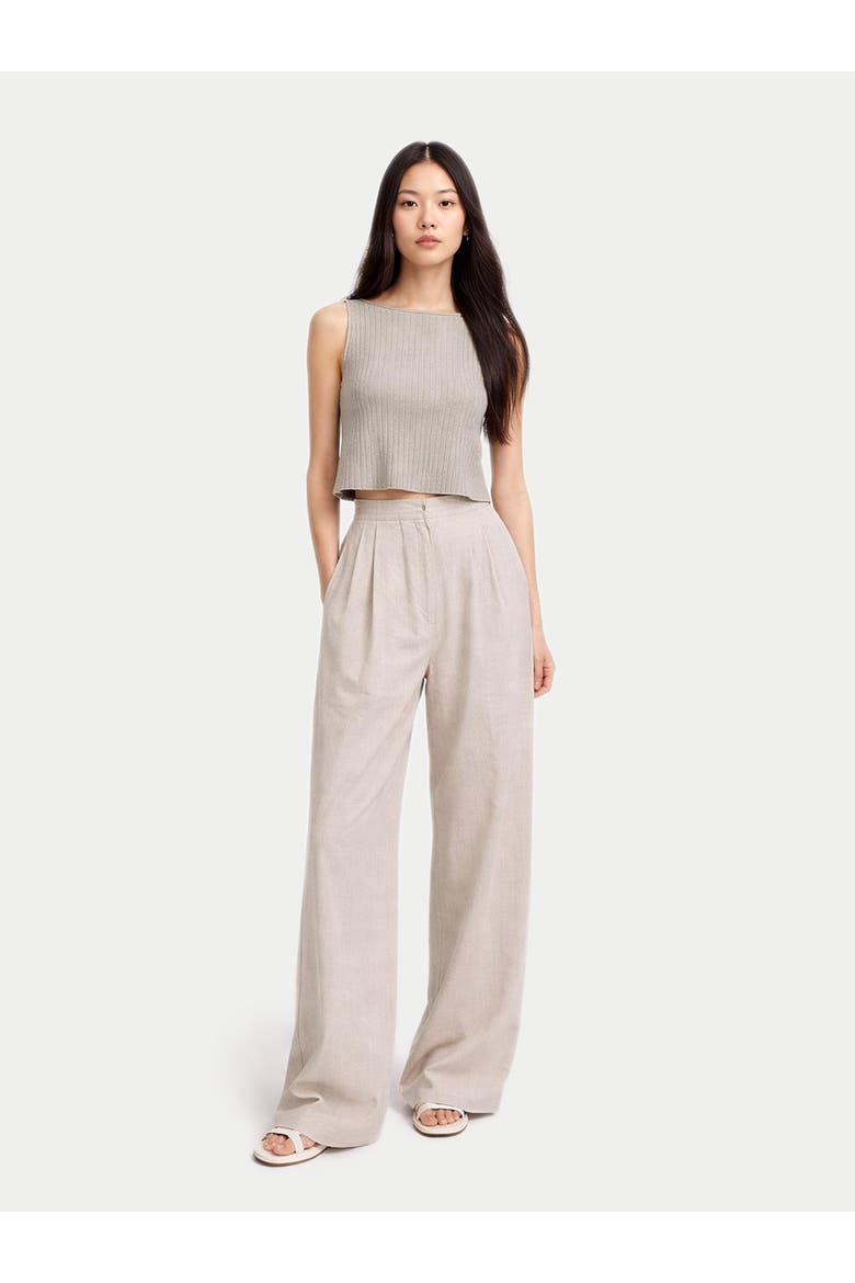 Cashmere Crop Top, Alternate, color, dawn blue
