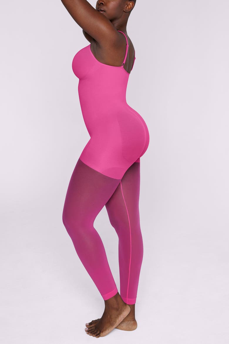 MistWeave Skin Flow Full Coverage Bodysuit, Alternate, color, Fuchsia