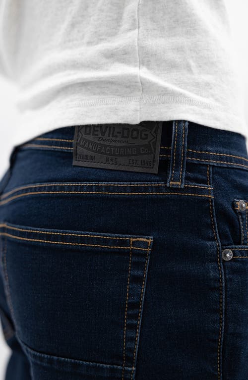 Devil-dog Dungarees Slim Straight Leg Jeans In Mount Jefferson
