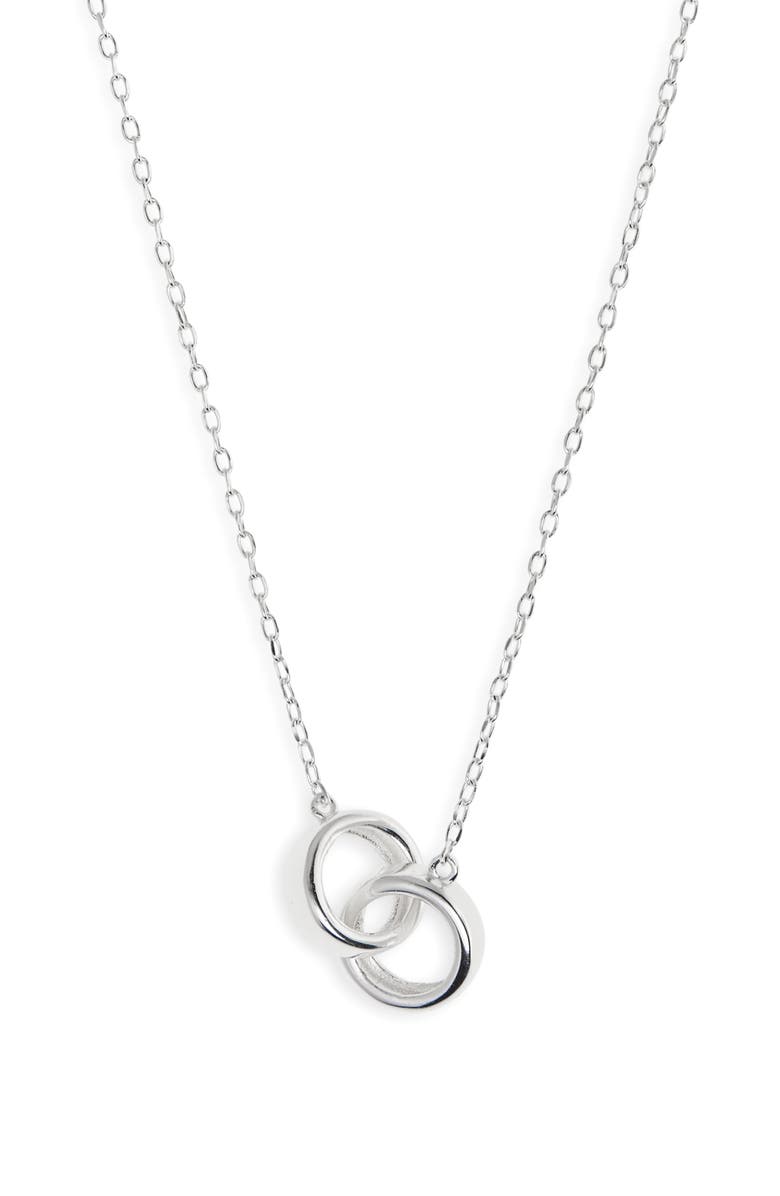 ARGENTO VIVO Circle Link Necklace, Alternate, color,