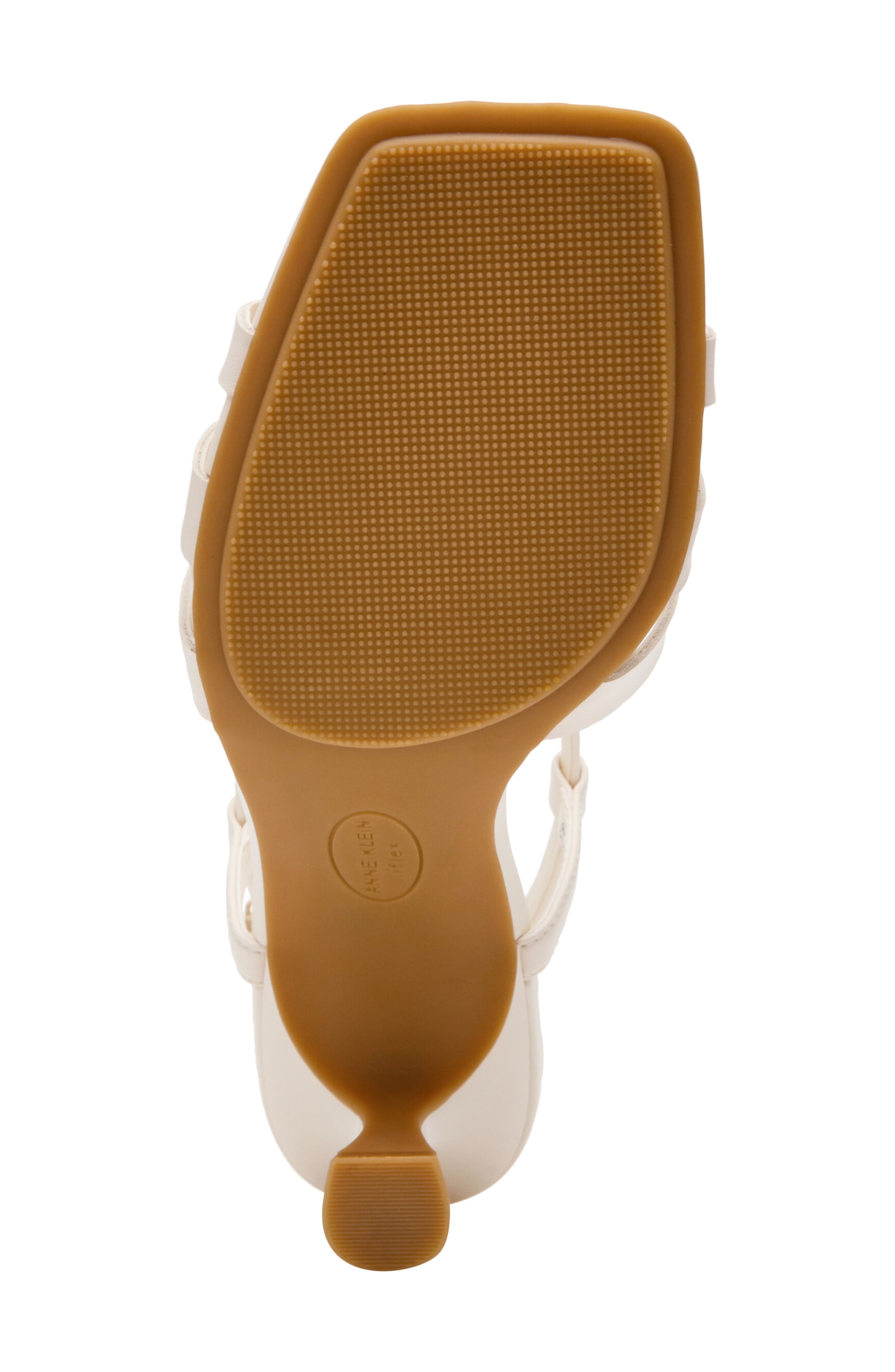 Anne Klein Jazlyn Ankle Strap Sandal, Alternate, color, White Pu