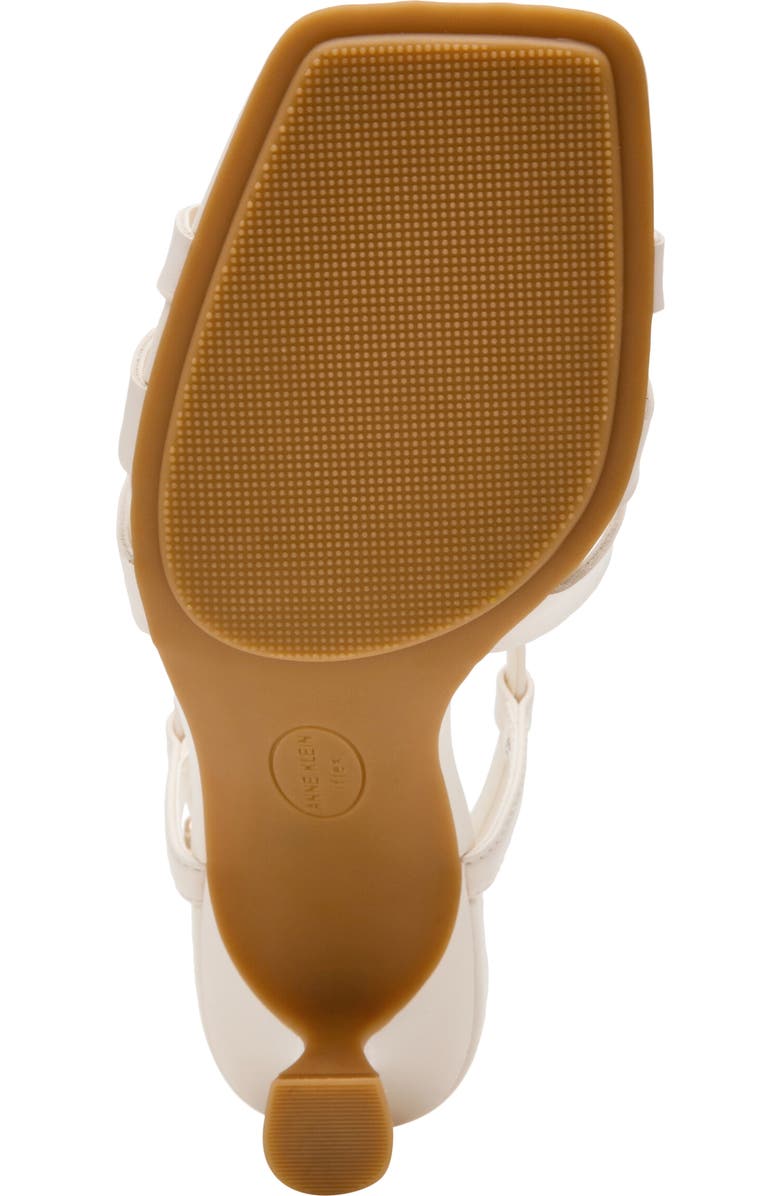 Anne Klein Jazlyn Ankle Strap Sandal, Alternate, color, White Pu