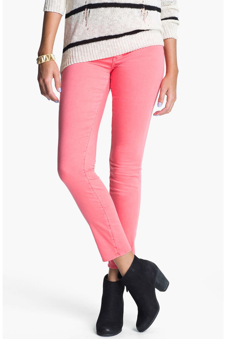 'Olivia' Skinny Jeans, Main, color, BERRY