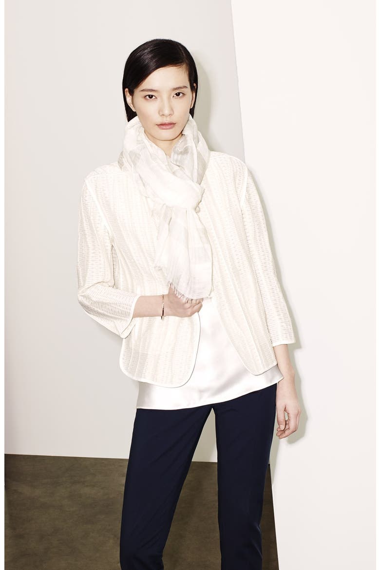 'Charlane' Topper, Alternate, color, IVORY