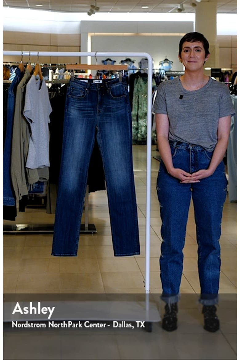 Ace High Waist Slim Straight Leg Jeans video
