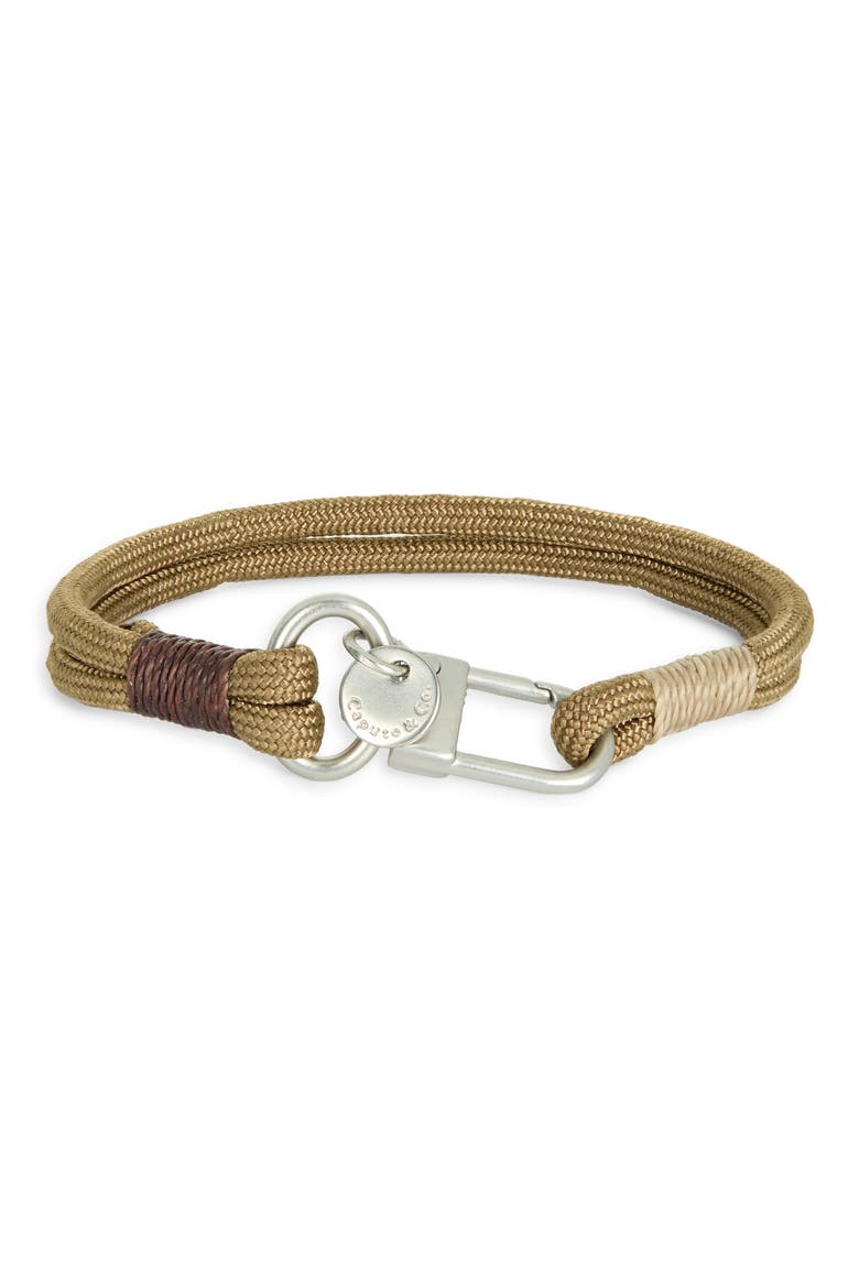 Nylon Cord Bracelet, Alternate, color, BROWN