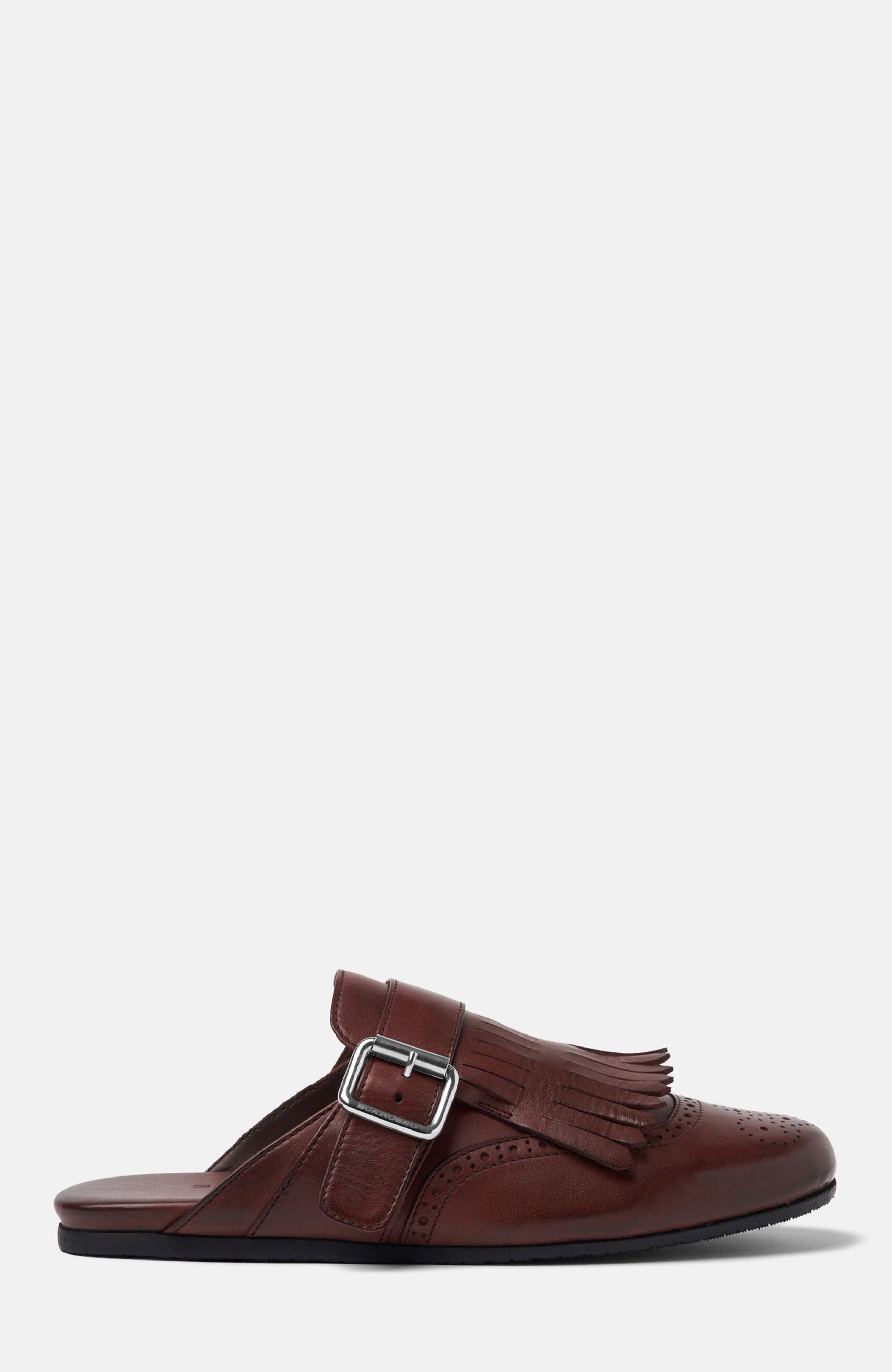 SCAROSSO Gemma Mules, Alternate, color, Cognac - Calf