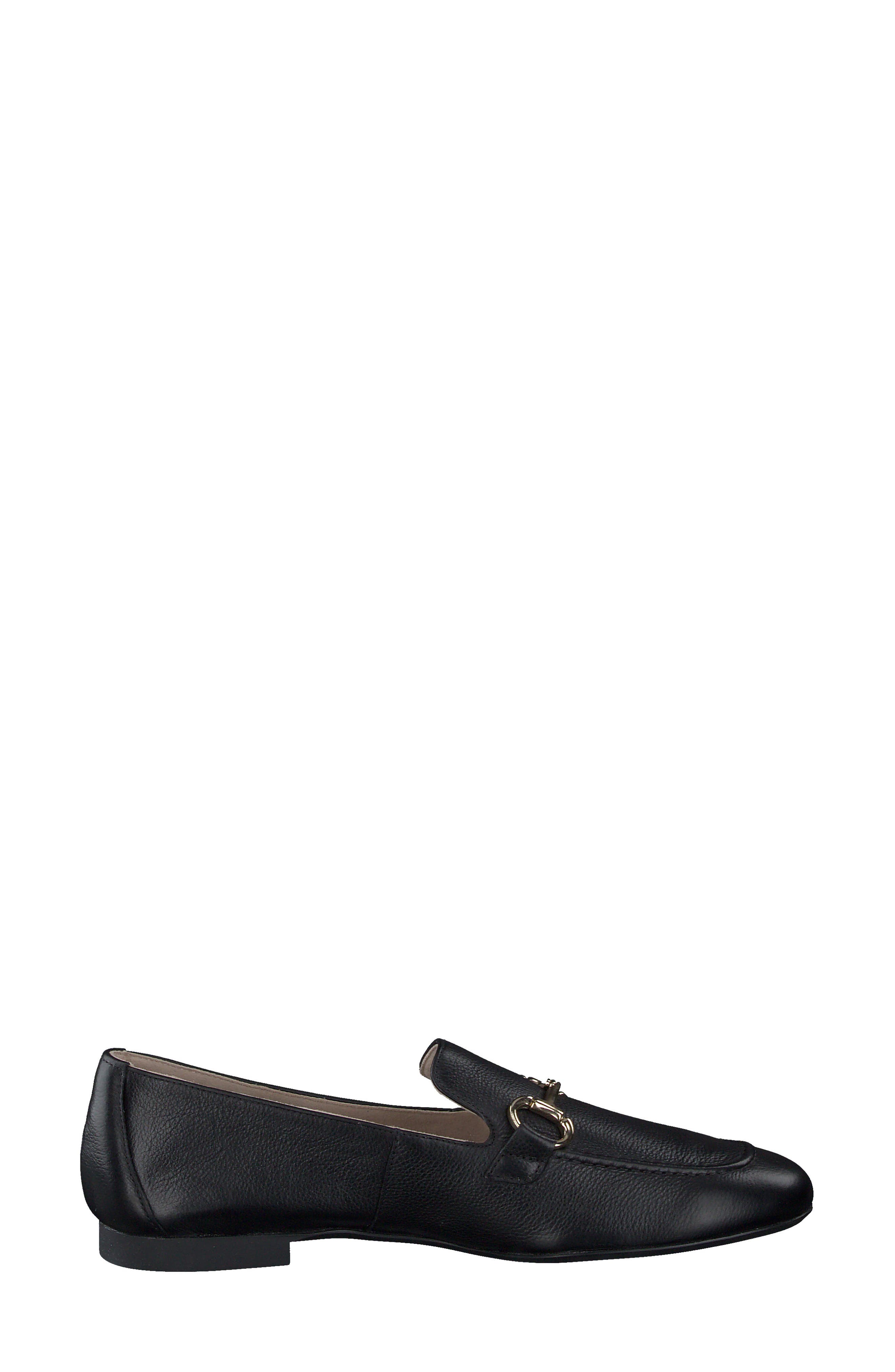 Paul Green Daphne Flat, Main, color, Black Leather