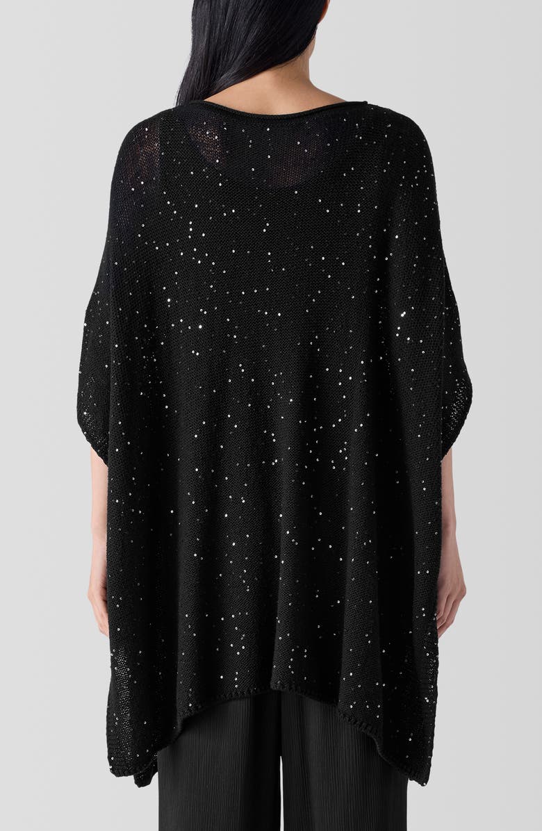 Eileen Fisher Sequin Poncho, Alternate, color,