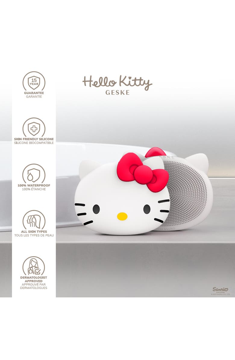 GESKE Hello Kitty SmartAppGuided Facial Brush | 3 in 1, Alternate, color, Hello Kitty Starlight