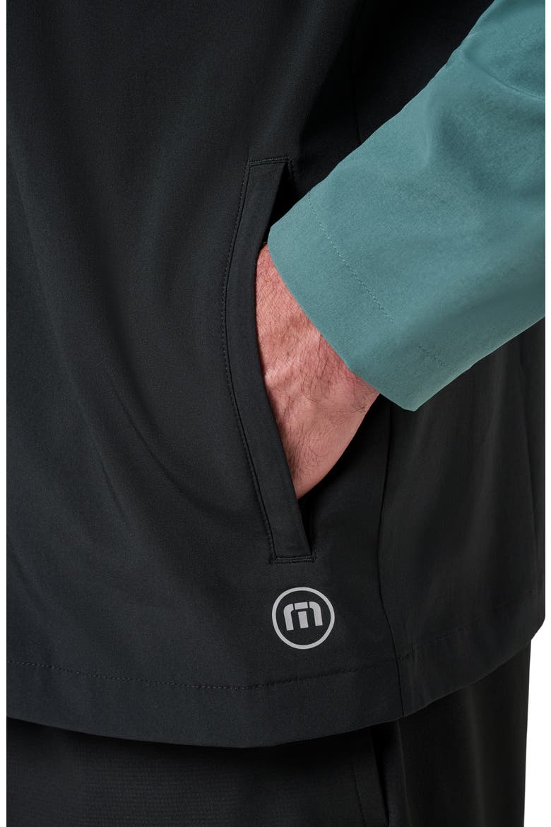 Meridian Quarter Zip Tech Hoodie, Alternate, color, SILVER PINE