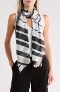 Vince Camuto Diagonal Stripe Oblong Scarf
