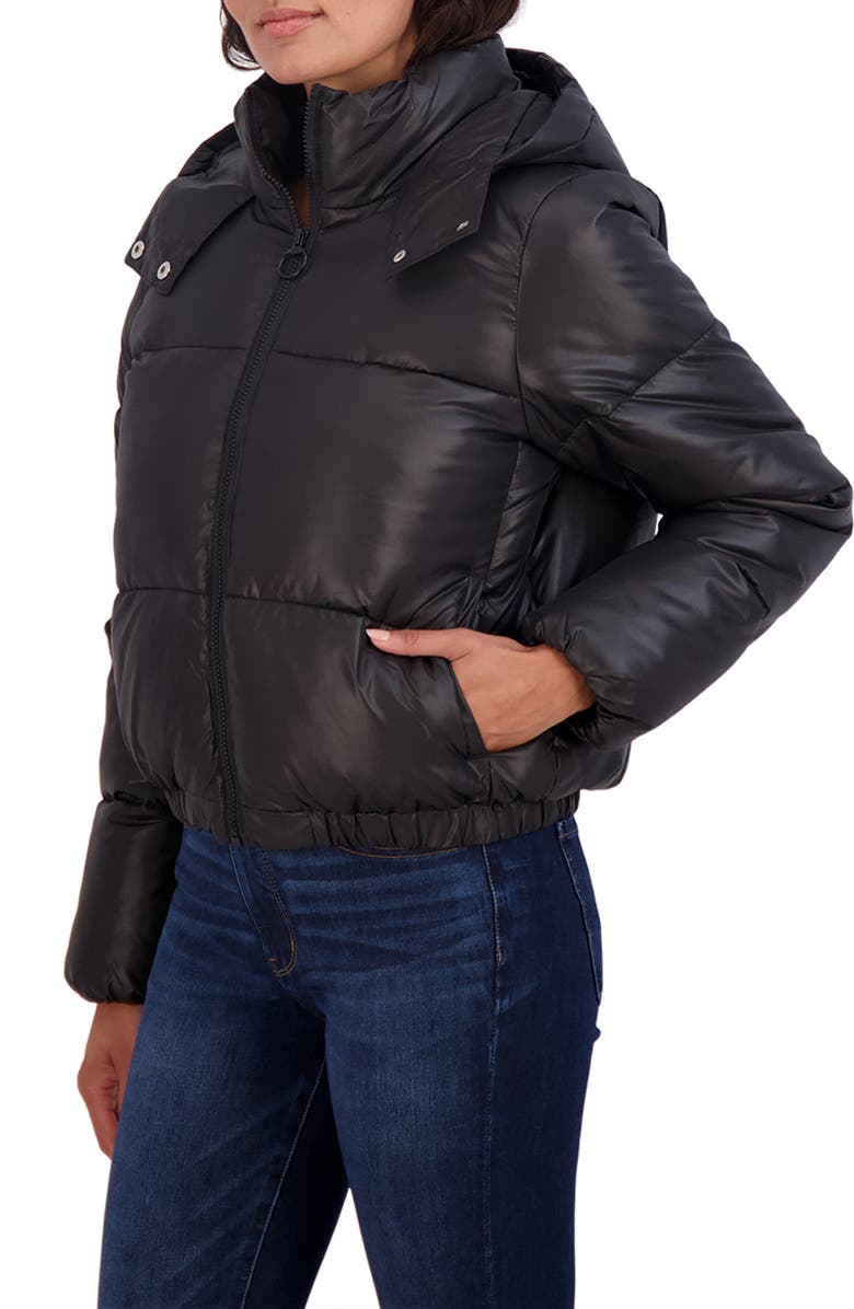 Sebby Short Puffer Jacket, Alternate, color, 