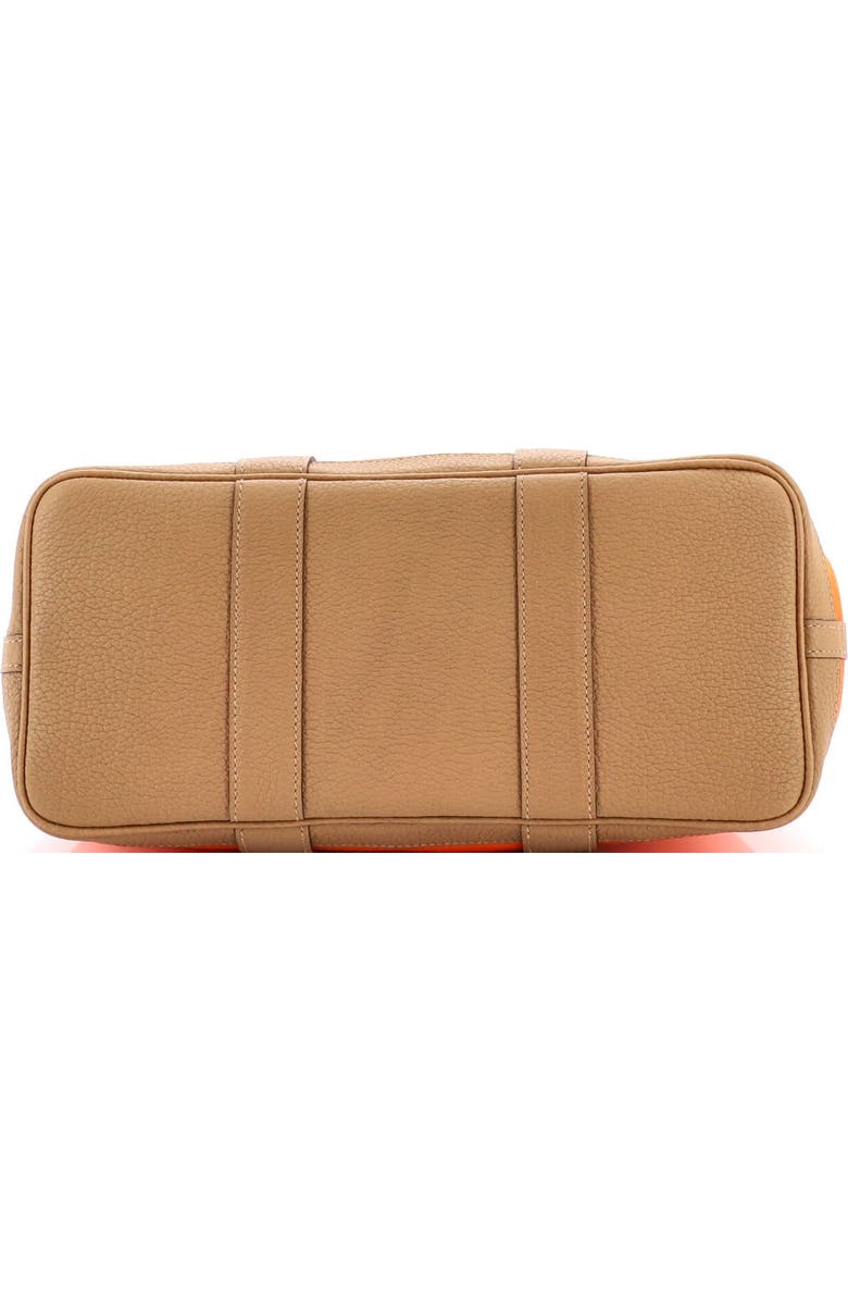 Pre-Owned Hermes Garden Party Tote Toile and Leather 30, Alternate, color, Orange Minium