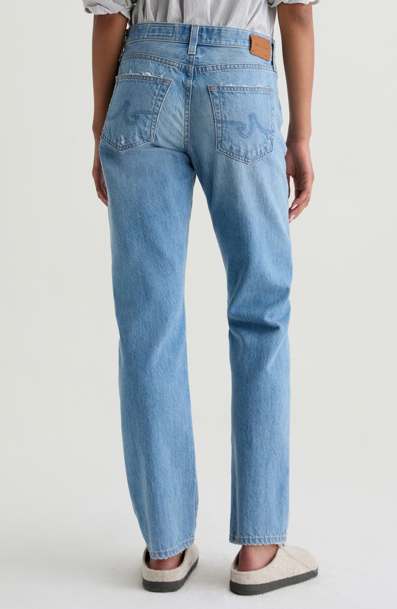 AG The Boyfriend Mid Rise Straight Leg Jeans, Alternate, color, 20 Years Rococo