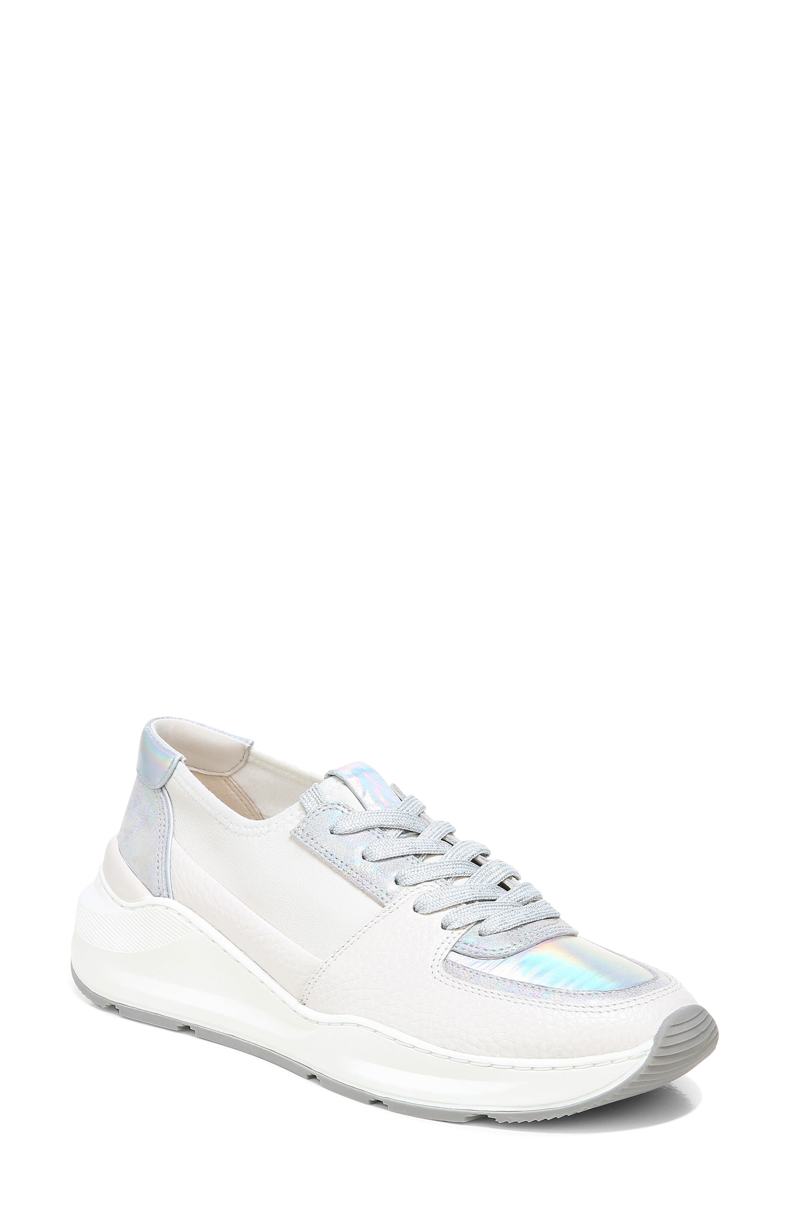 Bev Sneaker, Main, color, SATIN PEARL LEATHER