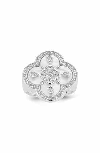 Clover Signet Ring