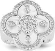 SPHERA MILANO Clover Signet Ring