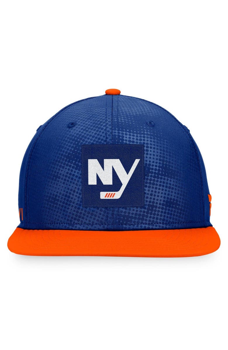FANATICS Men's Fanatics Branded Royal/Orange New York Islanders Authentic Pro Alternate Logo Snapback Hat, Alternate, color, Royal