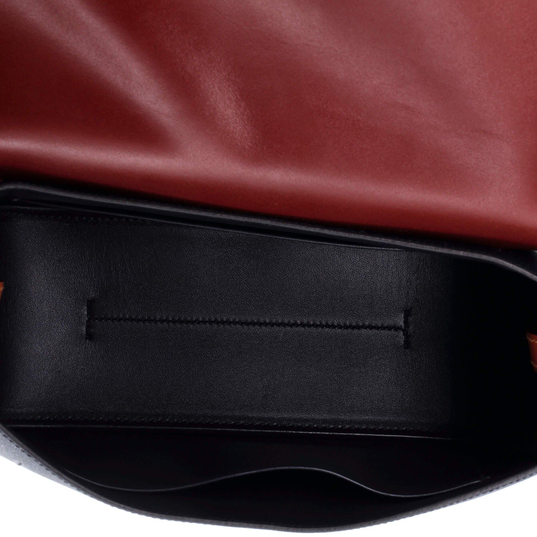 Harnais Shoulder Bag Epsom and Tadelakt, Alternate, color, Blue