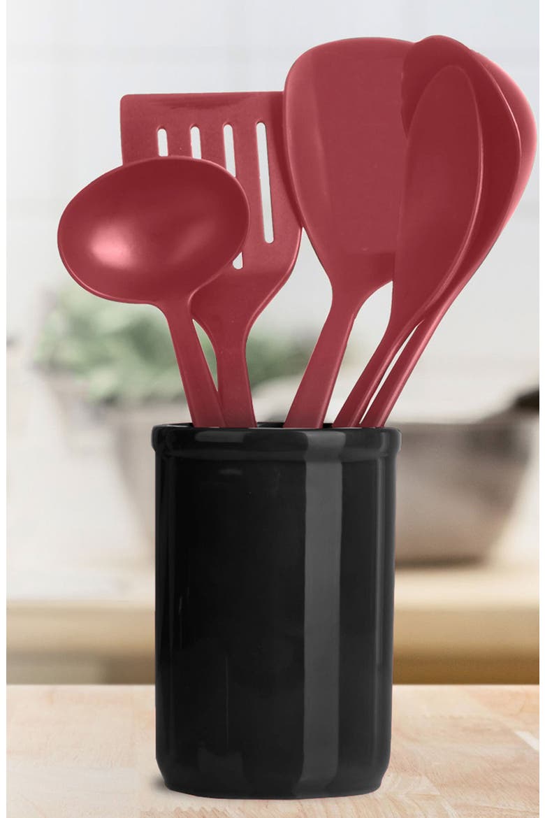 Cooking Utensil 10-Piece Set, Alternate, color, RED