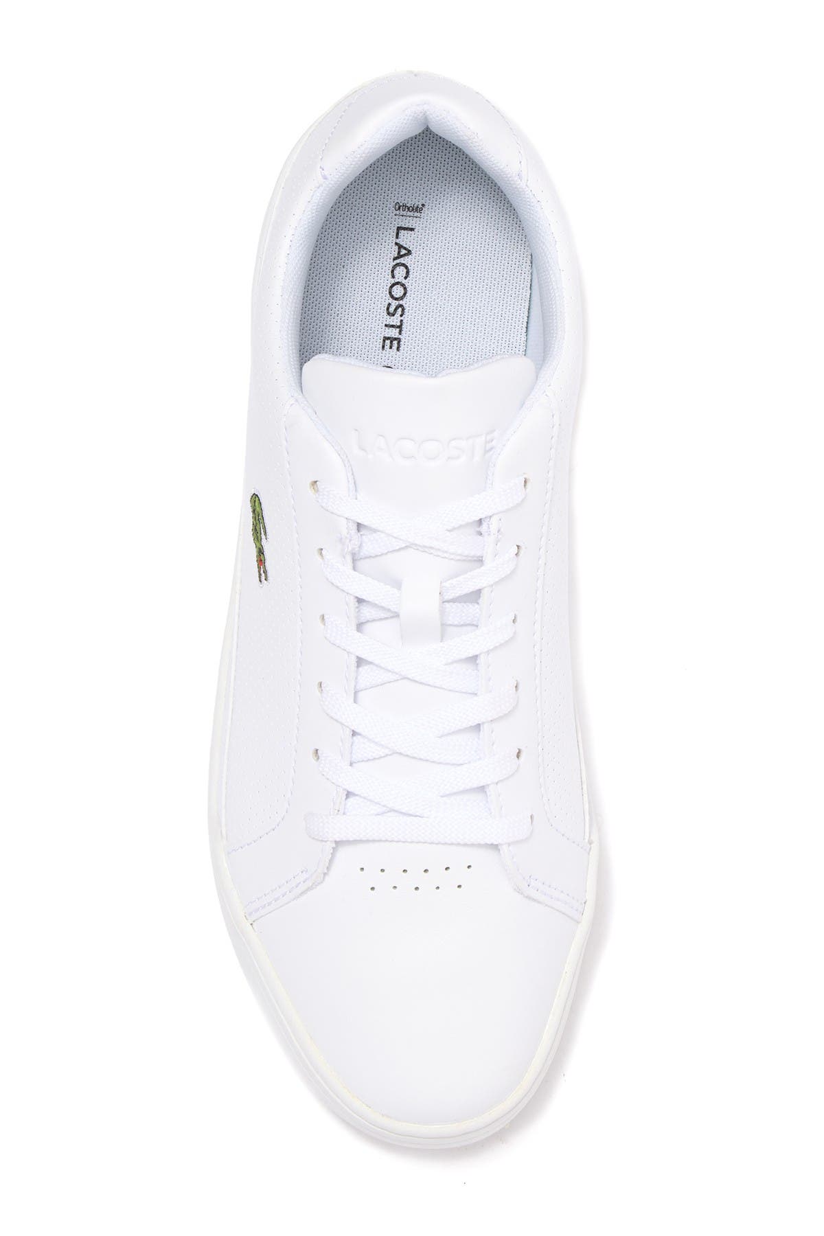 Lacoste Challenge Perforated Sneaker, Alternate, color, 