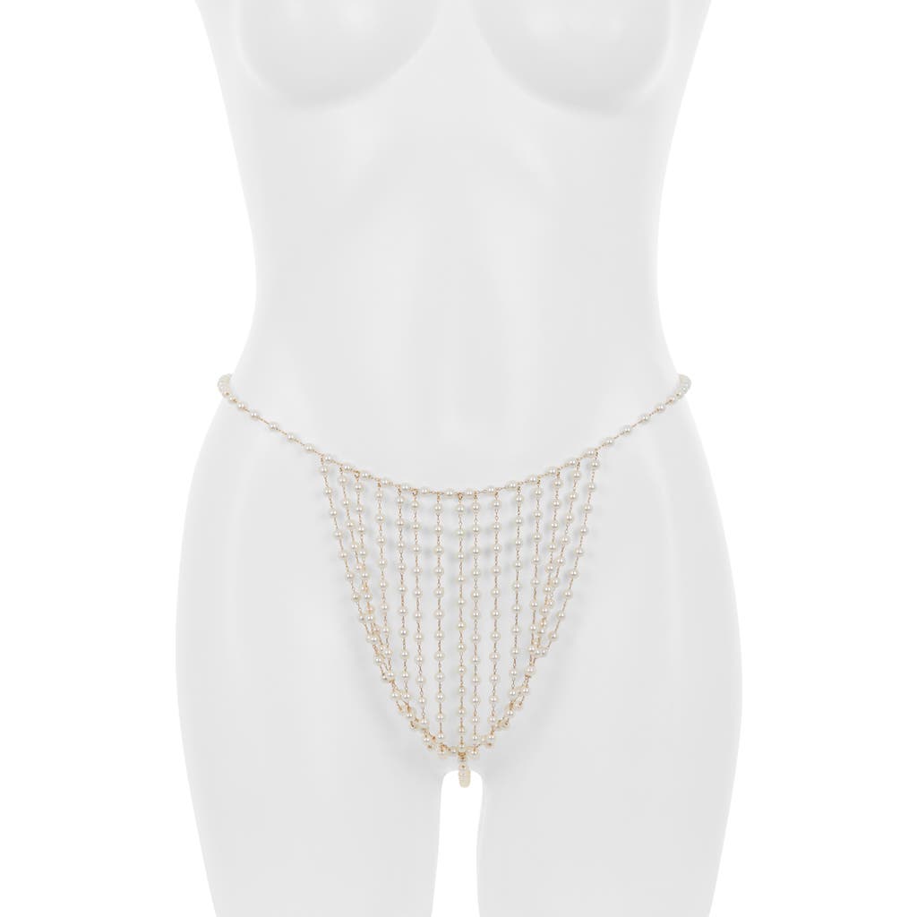 Bluebella Imitation Pearl Thong in Pearl Collection  product