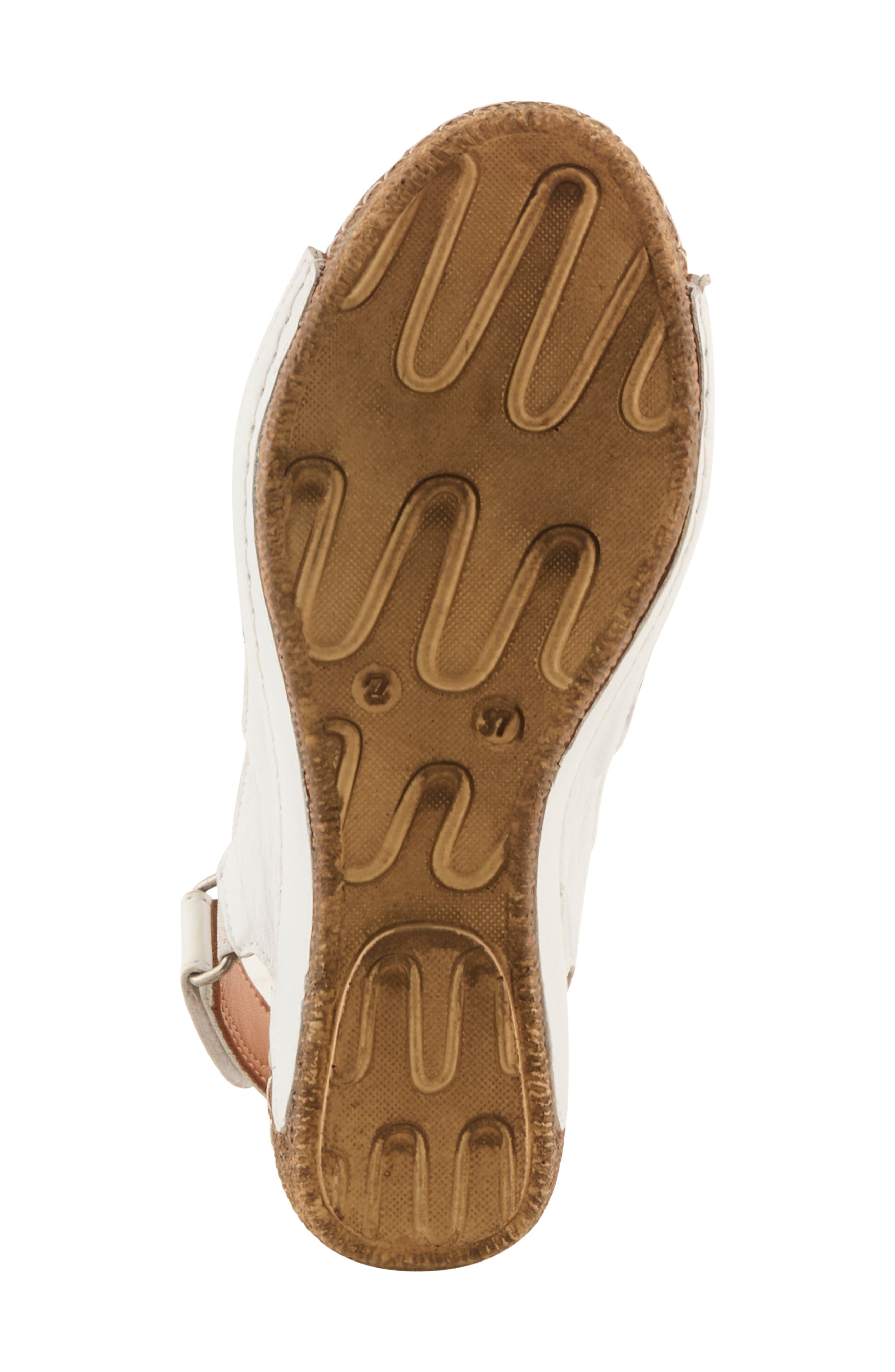 Denair Sandal, Alternate, color, WHITE