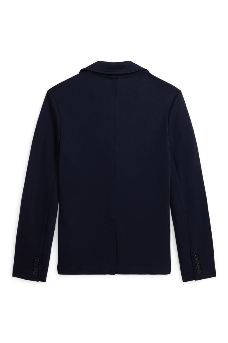 Kids' Double Knit Blazer, Alternate, color, AVIATOR NAVY