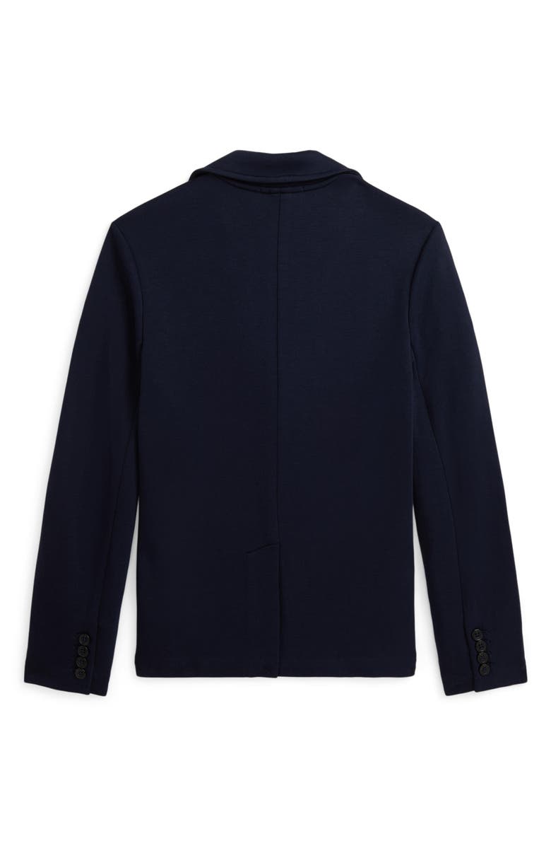 Polo Ralph Lauren Kids' Double Knit Blazer, Alternate, color, Aviator Navy