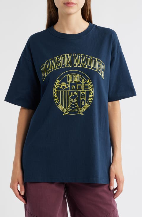 Collegiate Oversize Graphic T-Shirt