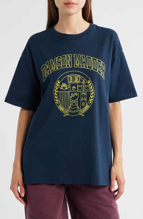 Damson Madder Collegiate Oversize Graphic T-Shirt